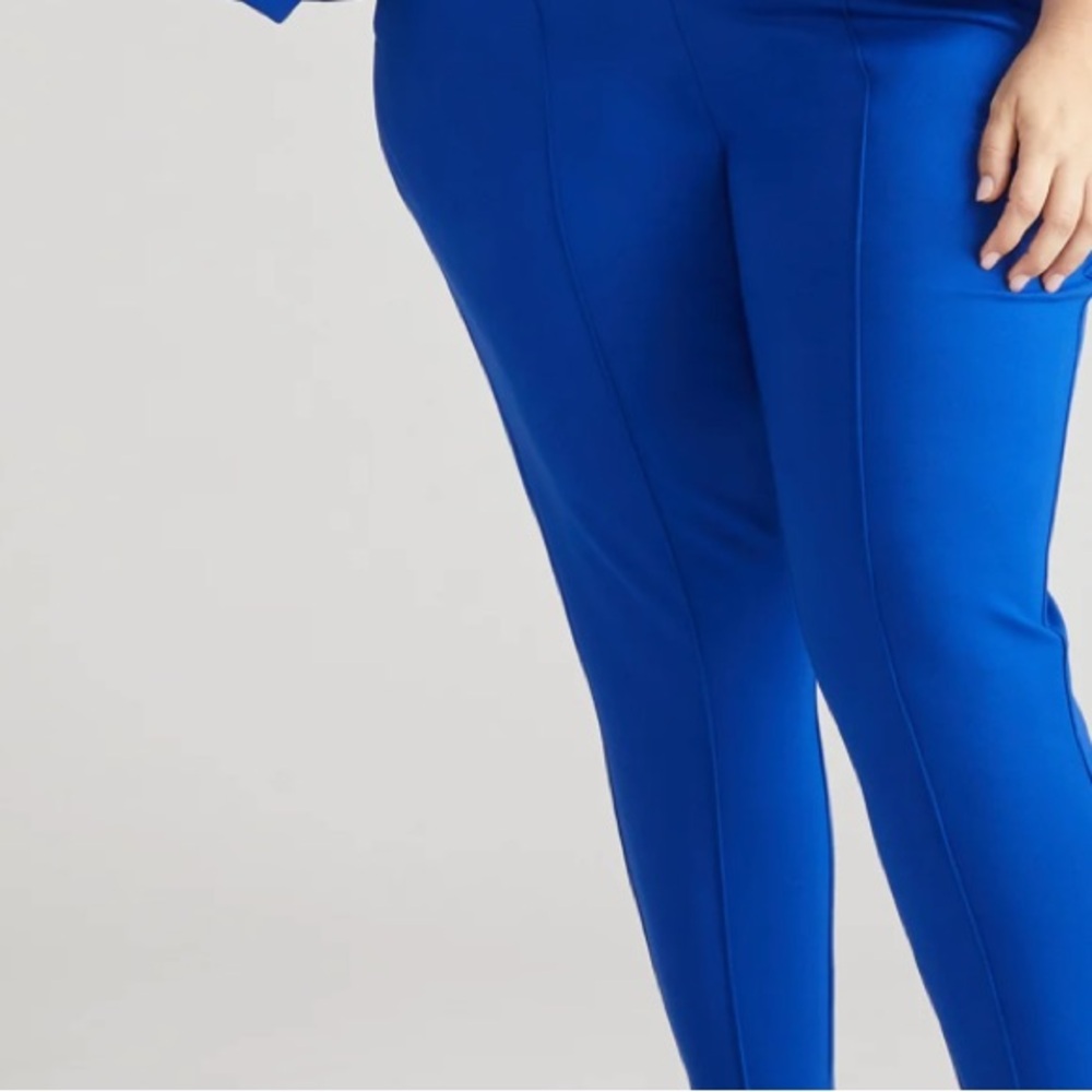 Moro Pocket Signature Ponte Pants by Universal Standard 2X Royal Blue